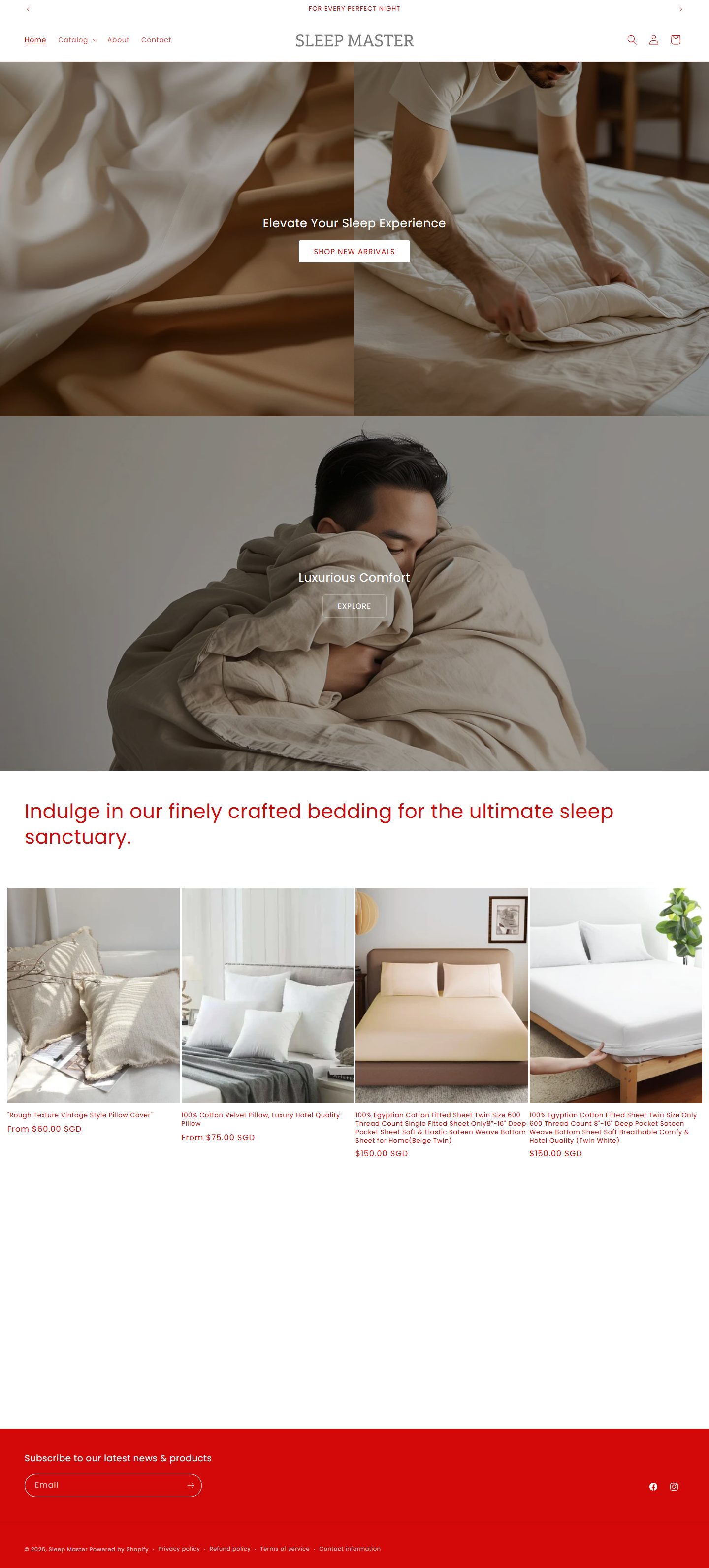 Sleep Master — мебель и текстиль для сна
